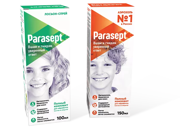 Эффективное средство от вшей и гнид Парасепт (Parasept)